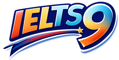 ielts 9 নিবন্ধন পৃষ্ঠার বরফ নীল ব্র্যান্ড লোগো